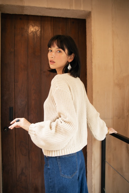 Terence Knit Jumper - Beige