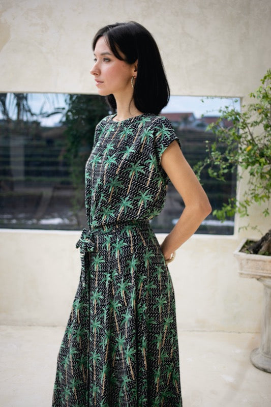 Byron Skirt - Palm Trees