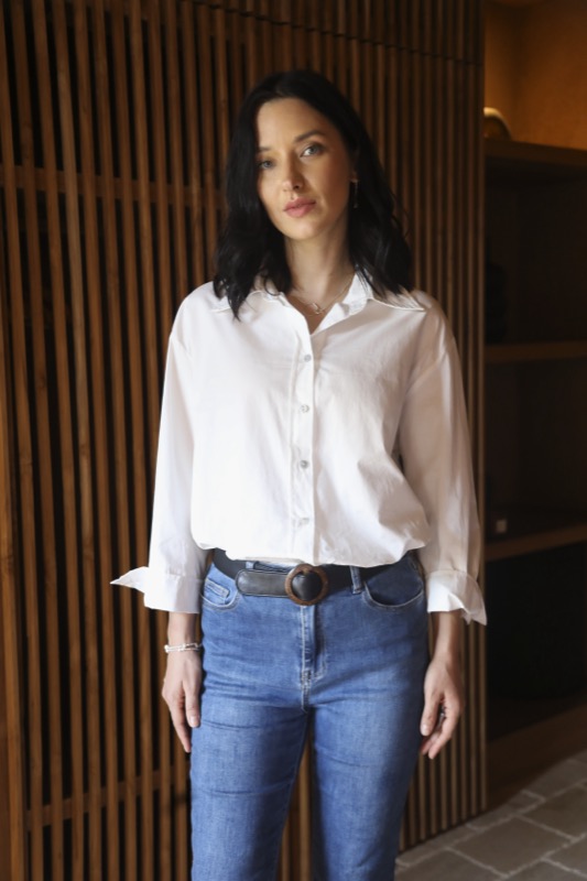 Everly Shirt - Winter White