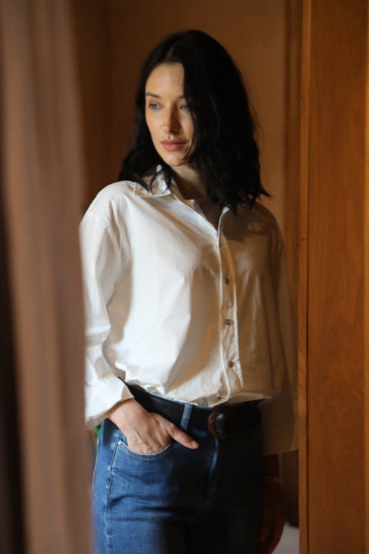 Everly Shirt - Winter White