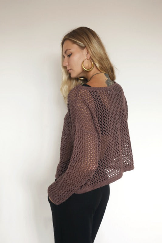 Cheska Knit Jumper - Lavender