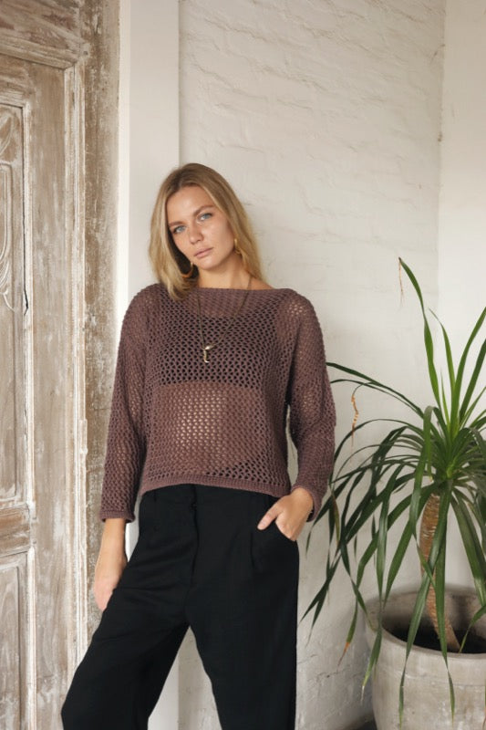 Cheska Knit Jumper - Lavender