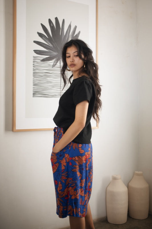 Melody Skirt - Blue Hawaii