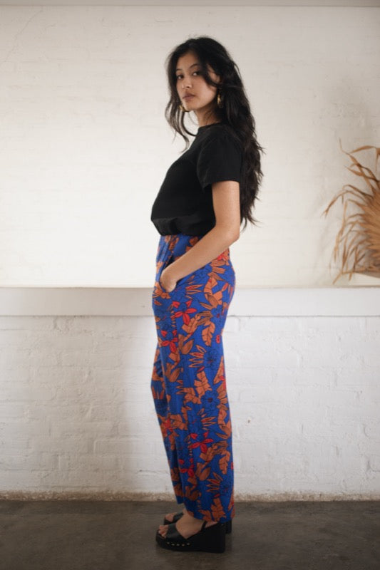 Avalon Pants - Blue Hawaii