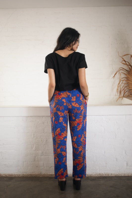 Avalon Pants - Blue Hawaii