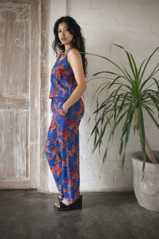 Avalon Pants - Blue Hawaii