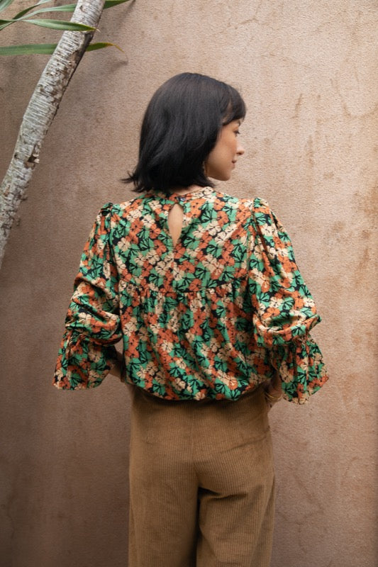 Leo Blouse - Autumn Leaves
