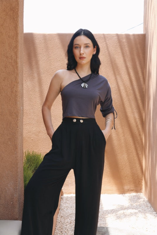 Oriana Top - Dark Grey