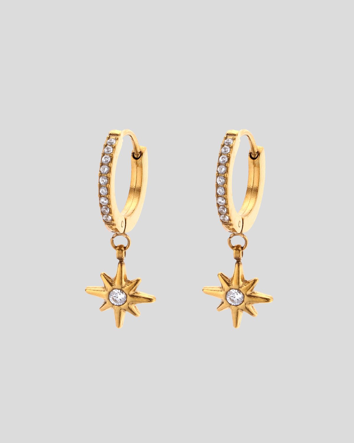 Aya Drop Earrings - Gold