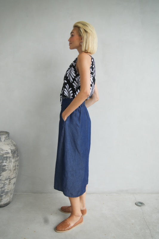 Celeste Skirt - Denim