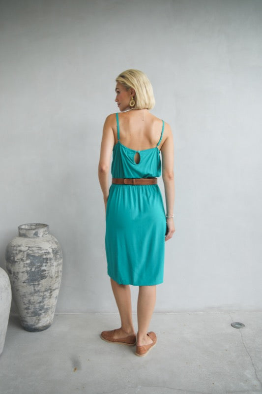 Hazel Dress - Jade Green