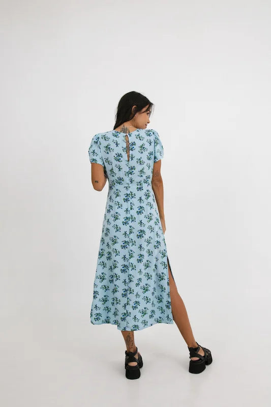 Julia Dress - Blue Danube Floral