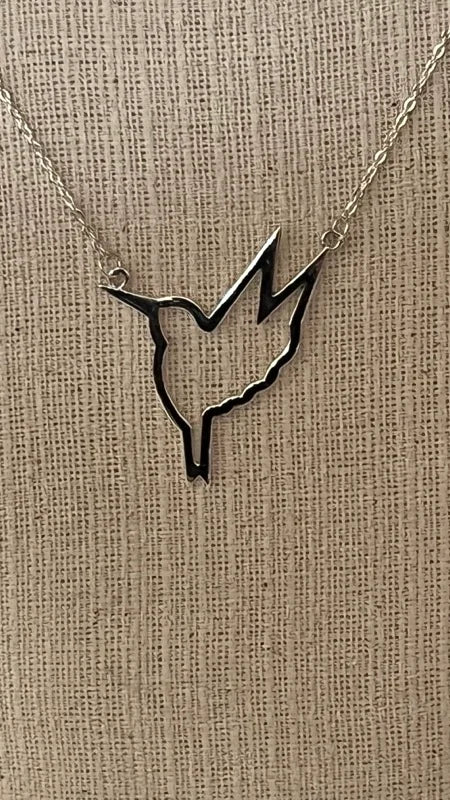 Bird on a Necklace - Sterling Silver