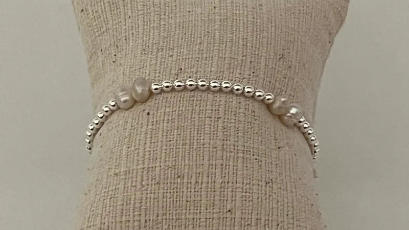 Pearl Bracelet - Sterling Silver