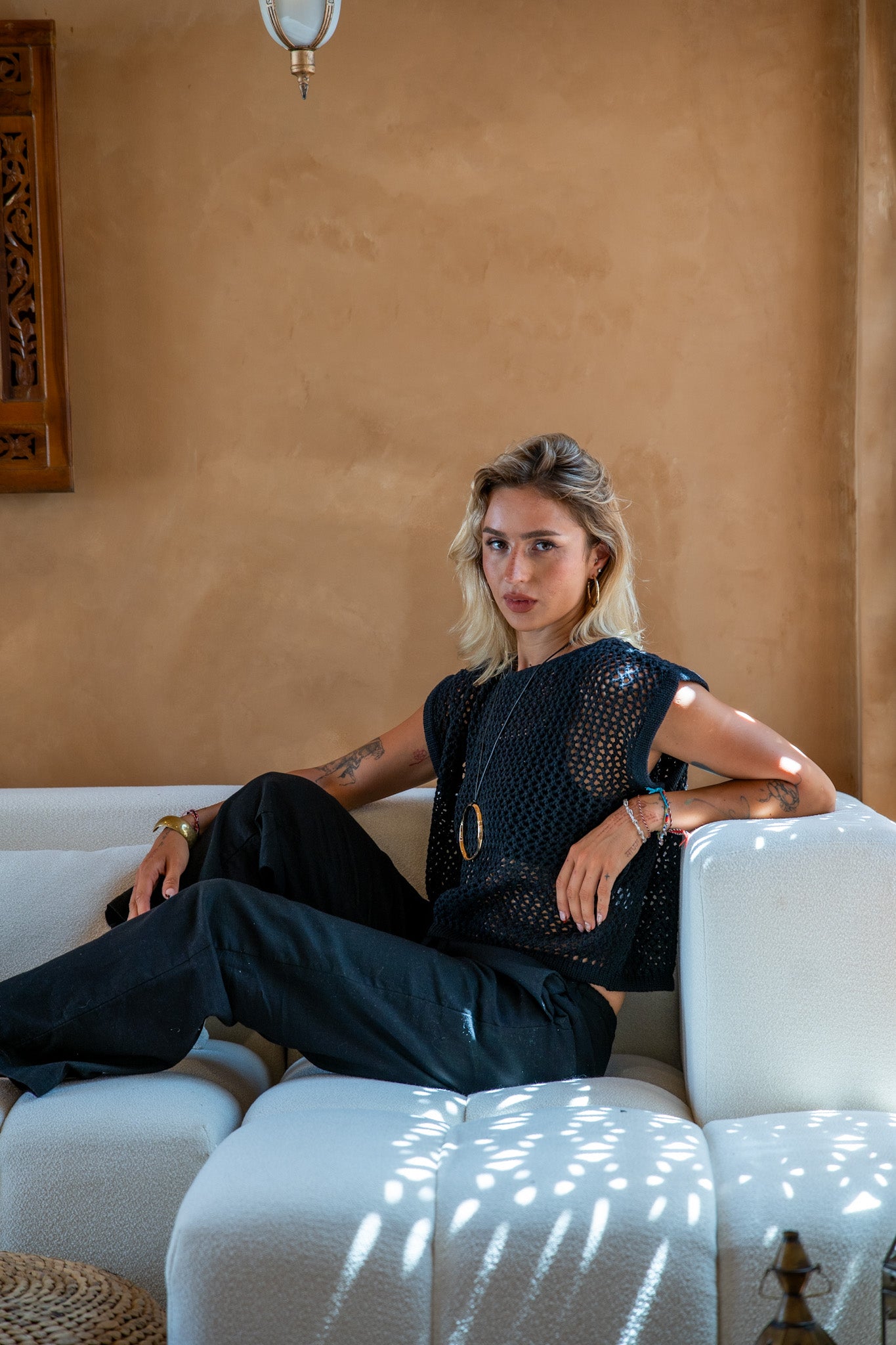Avalon Pants - Black Linen
