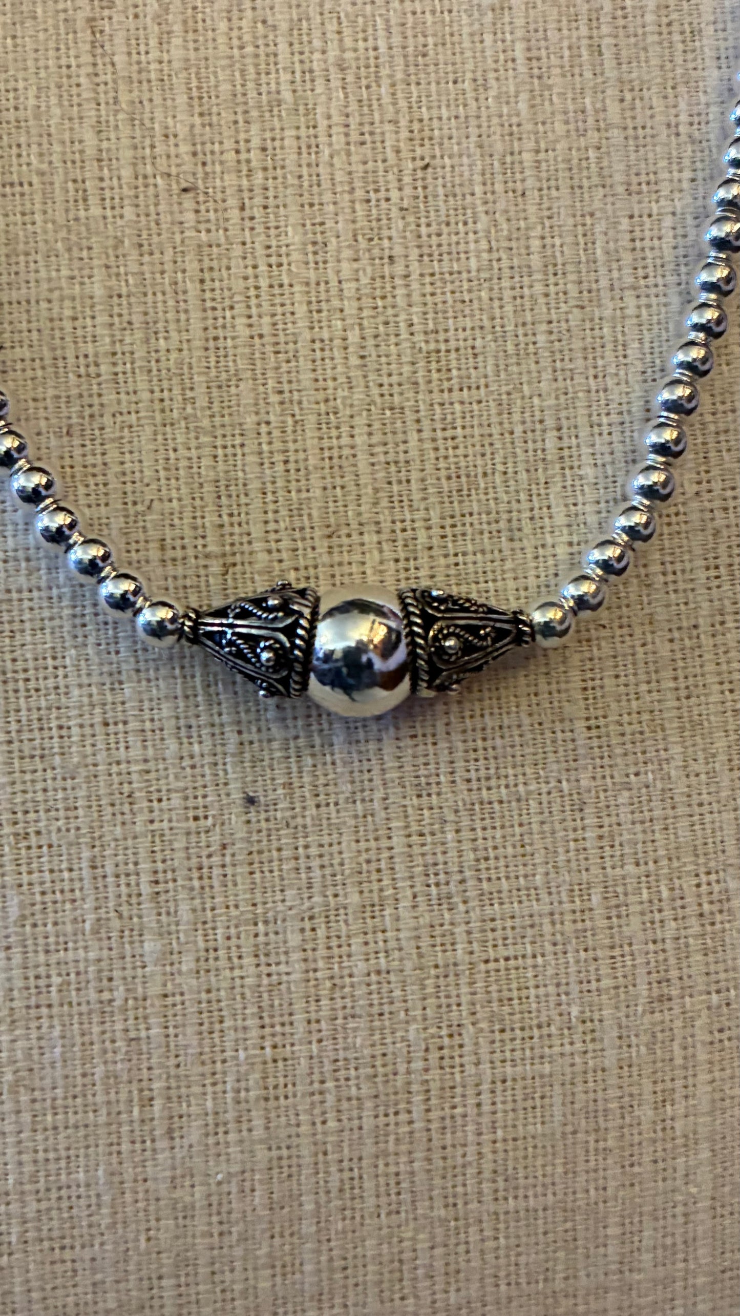 Time Pendant Necklace - Silver