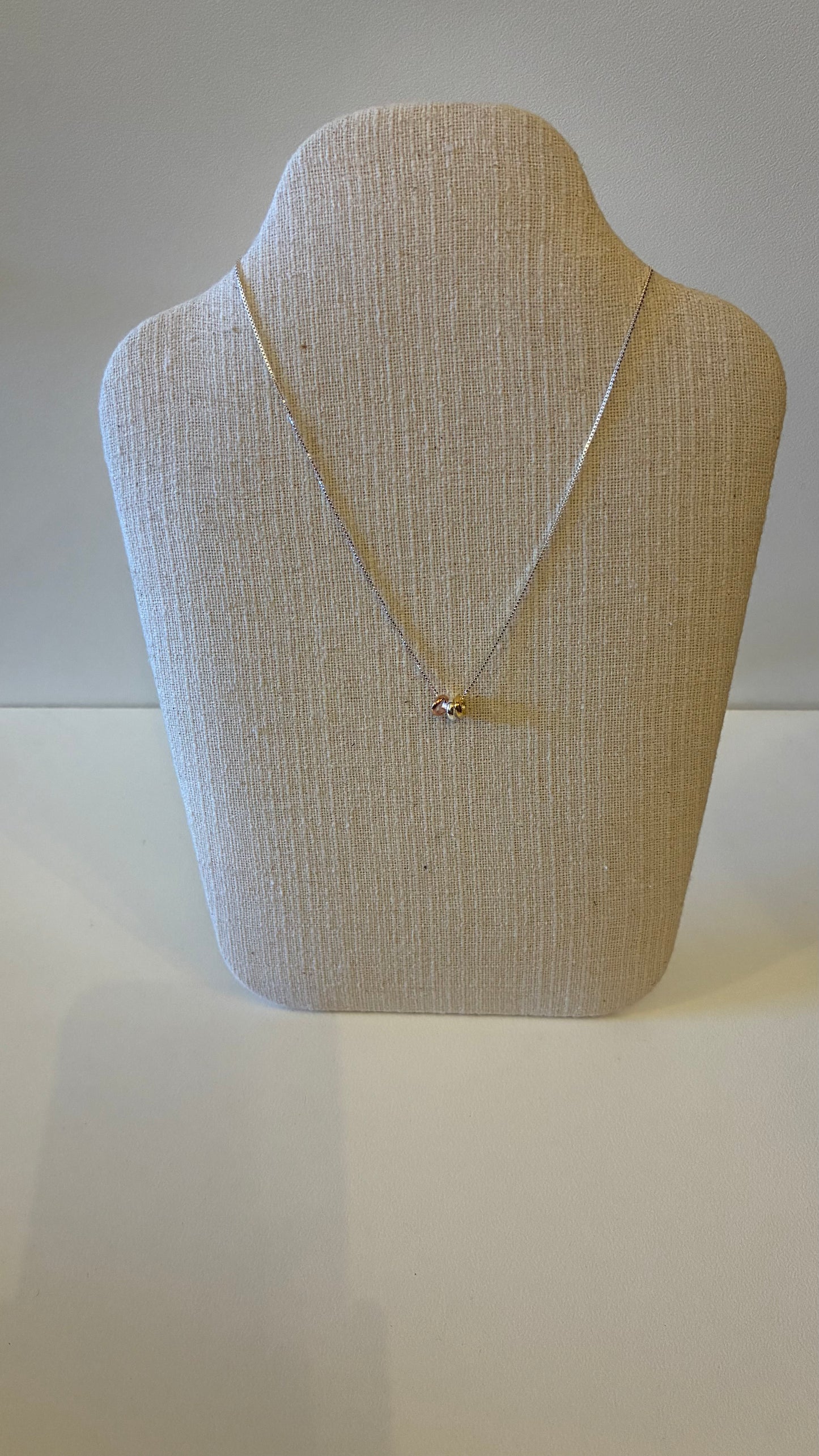 3 Rings Necklace - Silver / Rose Gold / Gold