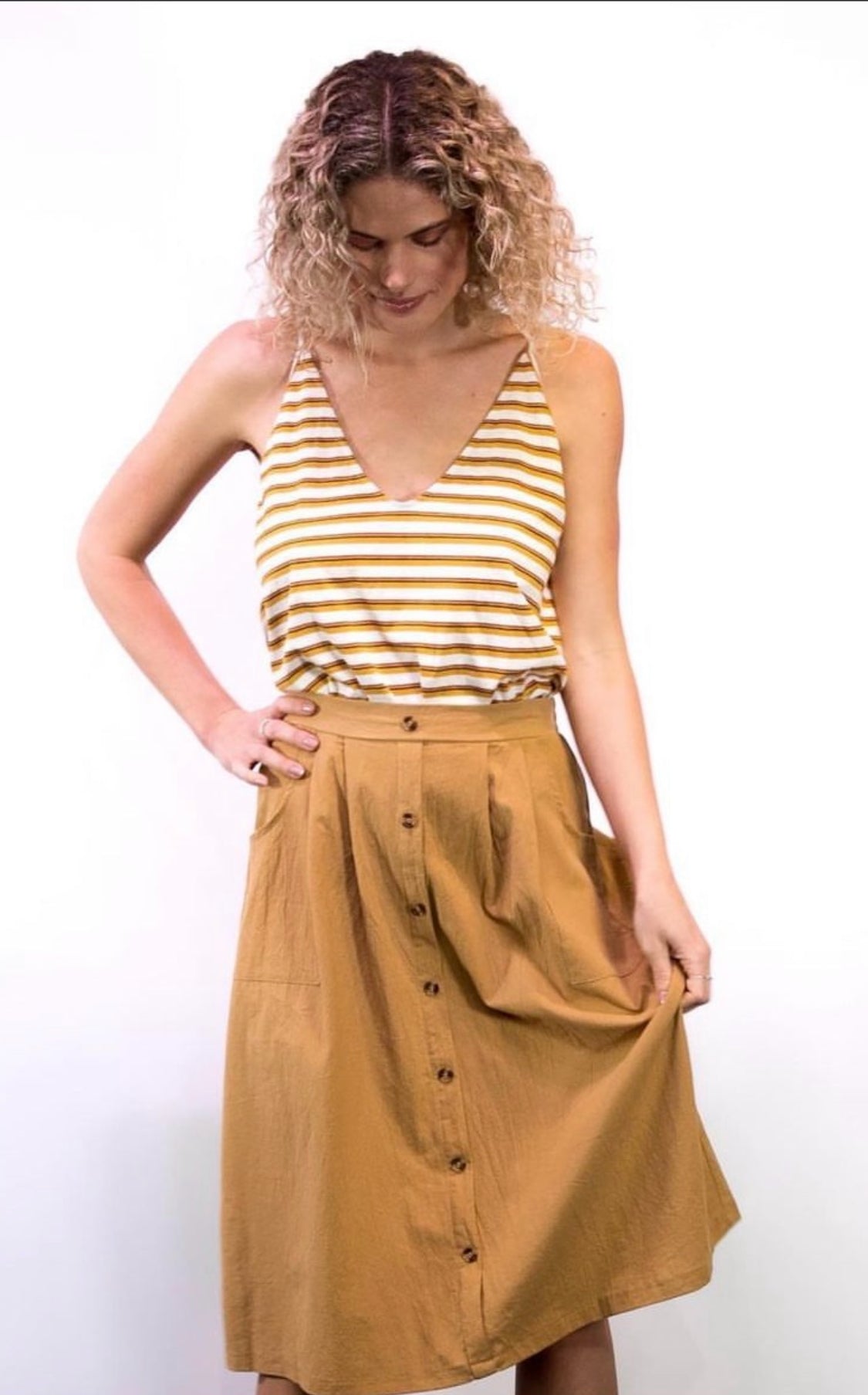 Vintage Paris Skirt - Large