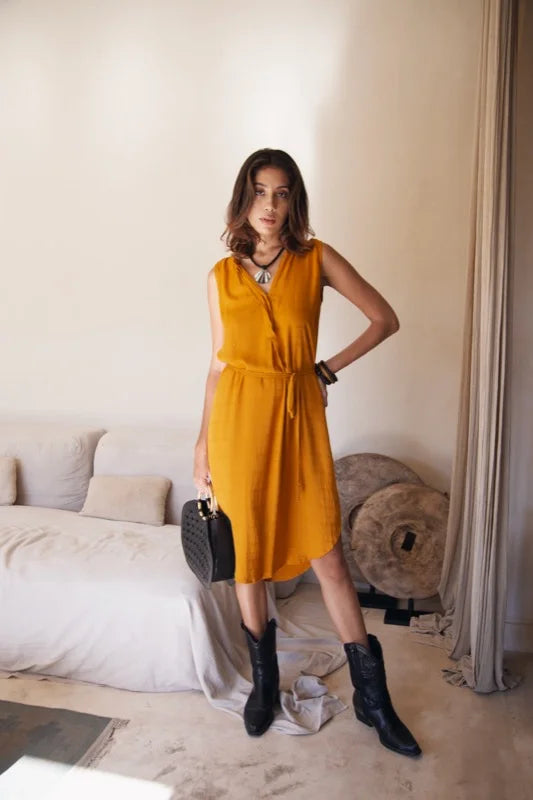 Sandra Dress - Good as Gold