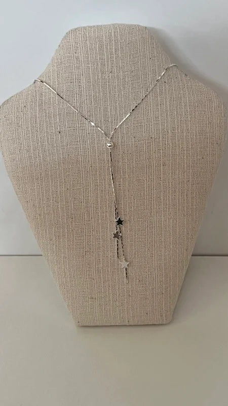 Falling Stars Necklace - Sterling Silver