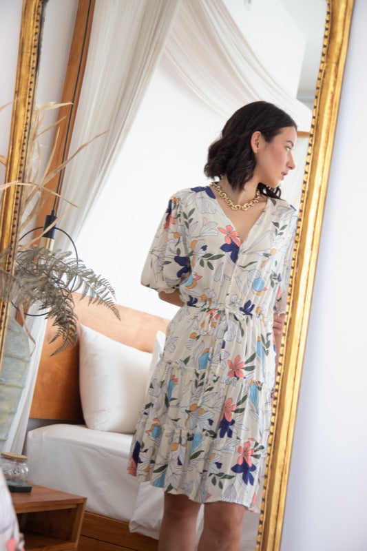 Katana Dress - Lily Bouquet