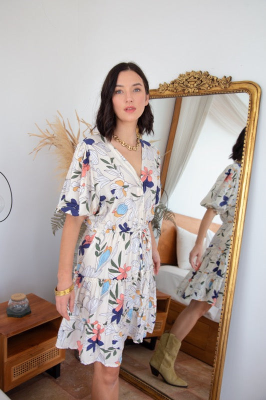 Katana Dress - Lily Bouquet