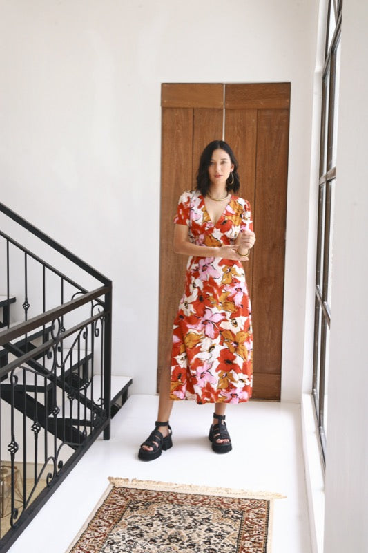Julia Dress - Watercolour Bliss
