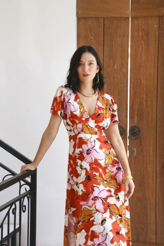 Julia Dress - Watercolour Bliss