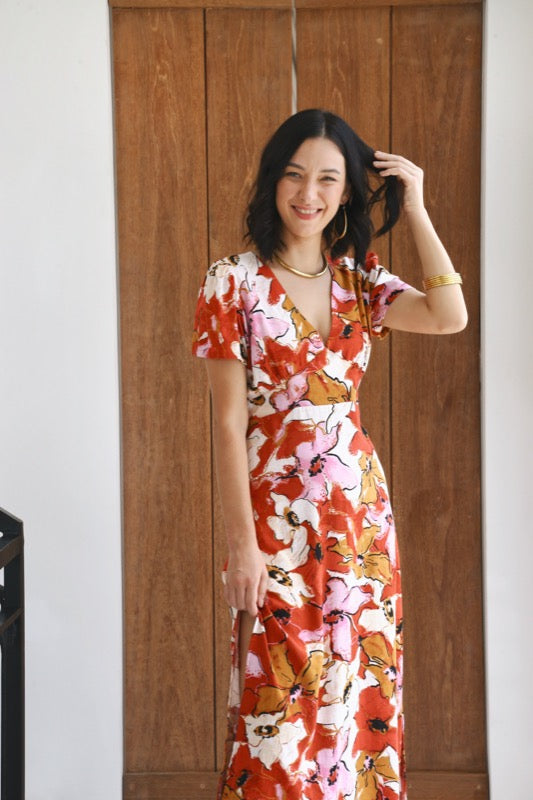 Julia Dress - Watercolour Bliss