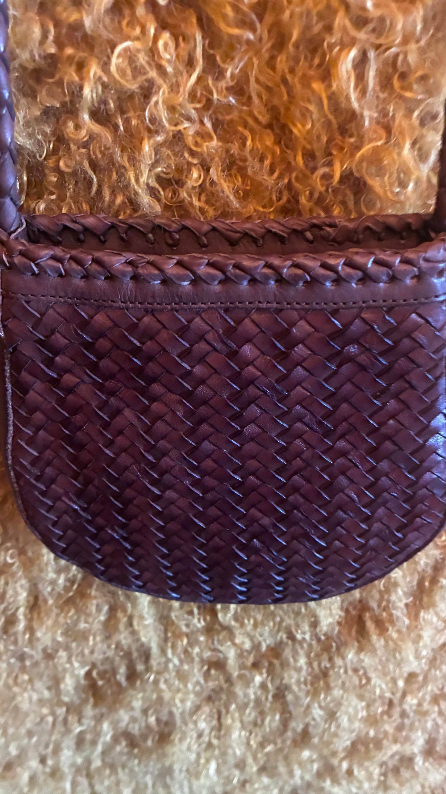 Olla Weave Bag - Camel