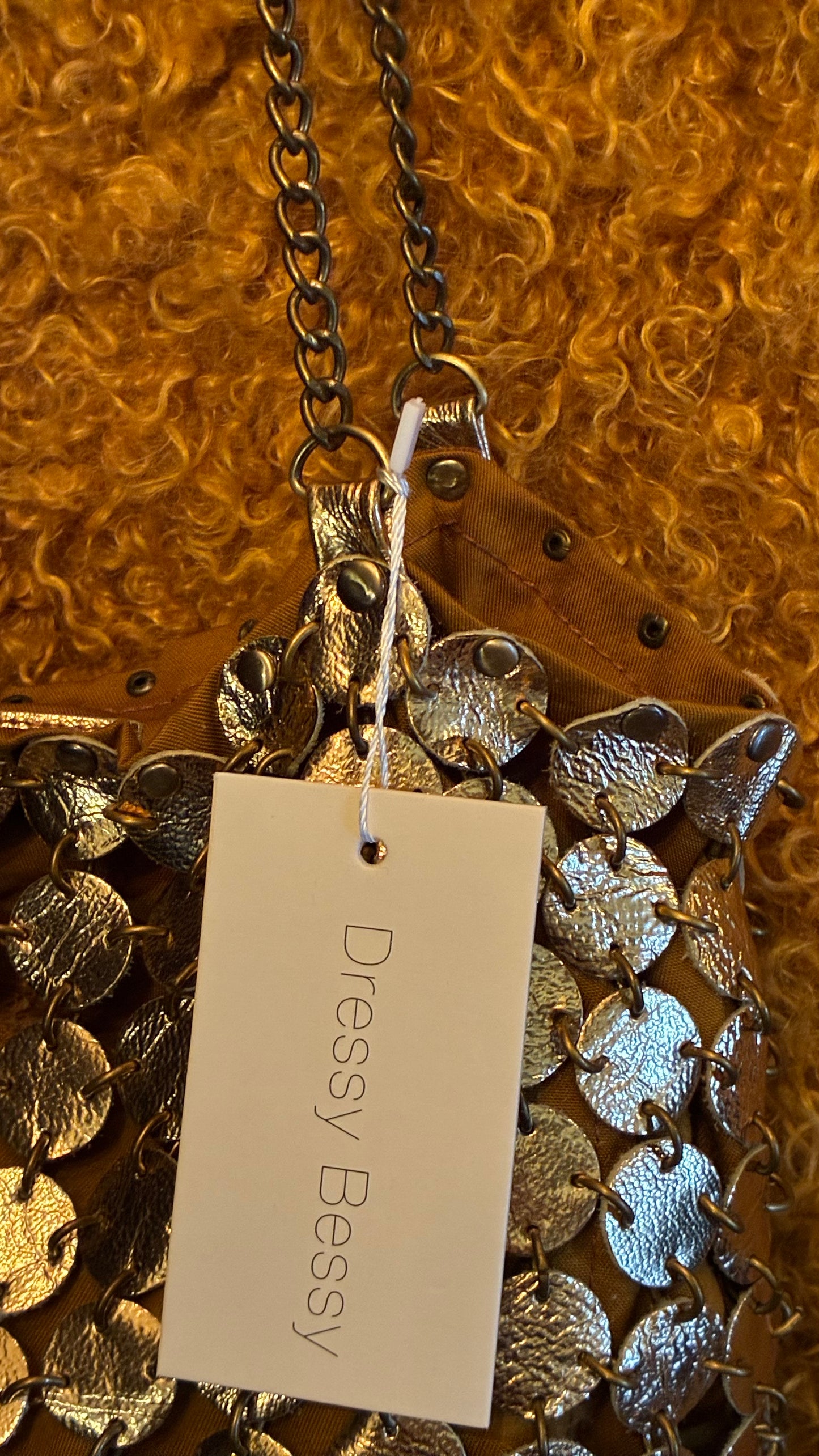 Cindy Bag - Gold Leather