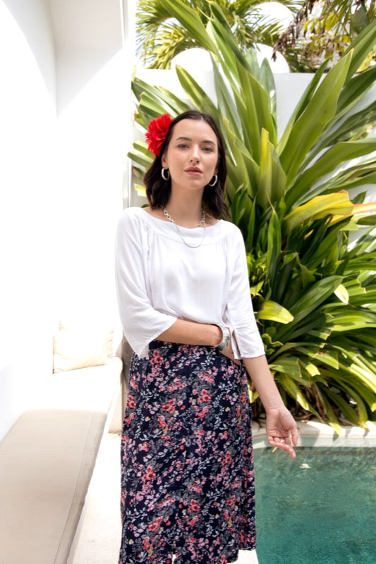 Janice Top - Natural White