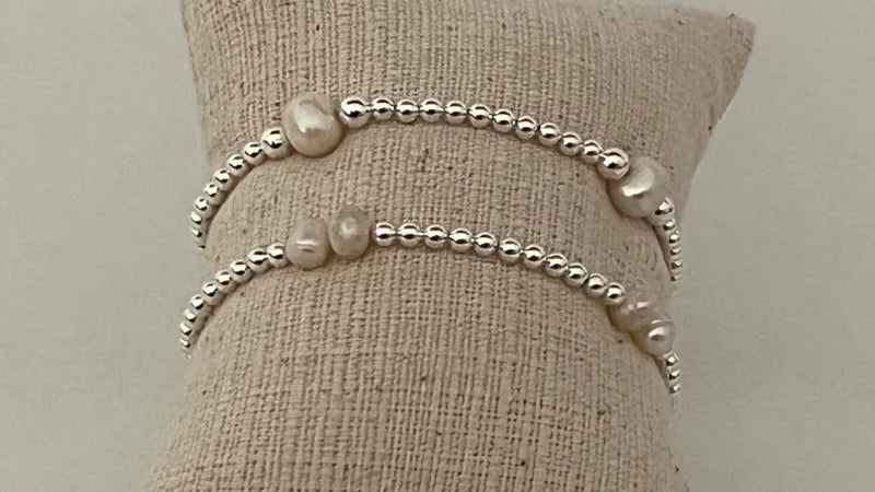 Pearl Bracelet - Sterling Silver