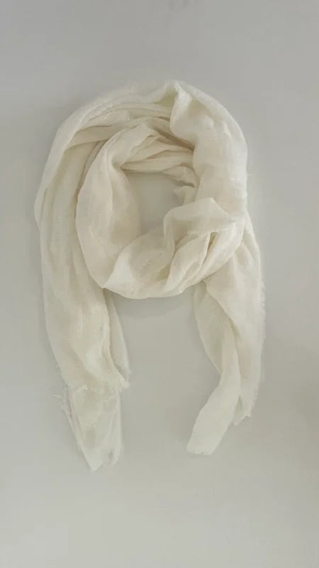 Cream Scarf