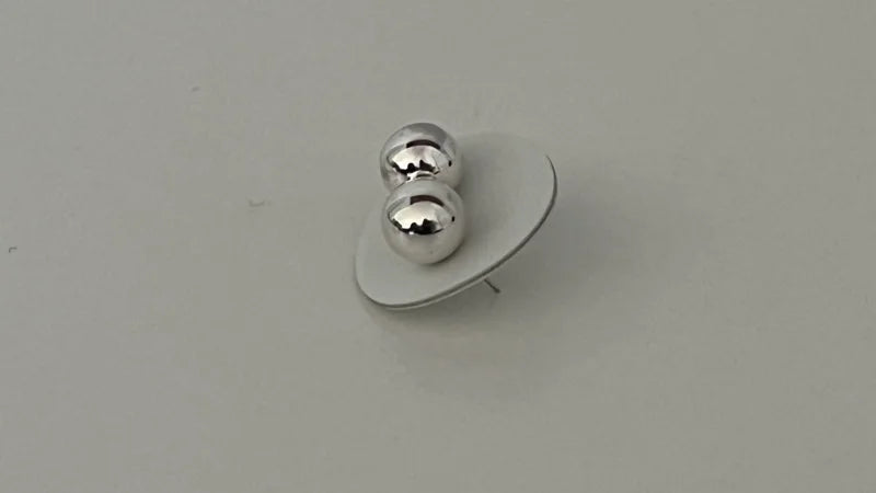 Studded Studs - Sterling Silver