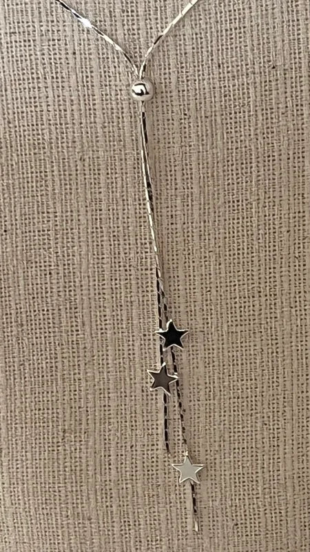 Falling Stars Necklace - Sterling Silver