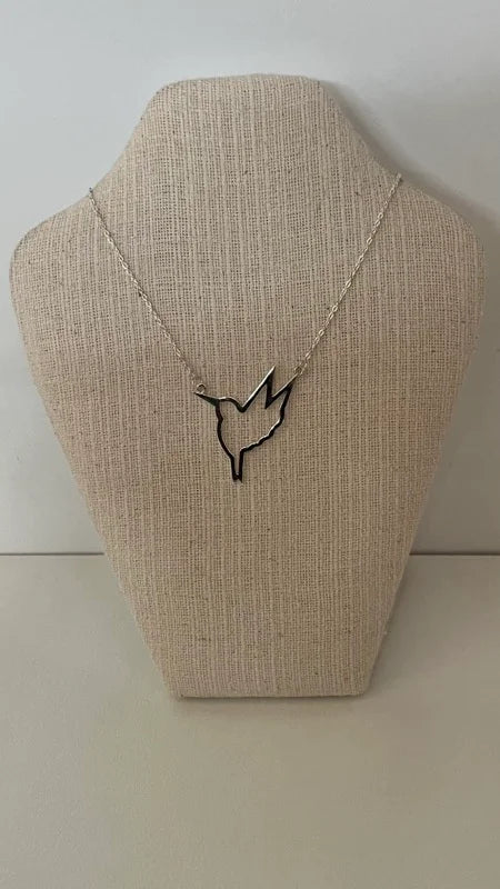 Bird on a Necklace - Sterling Silver