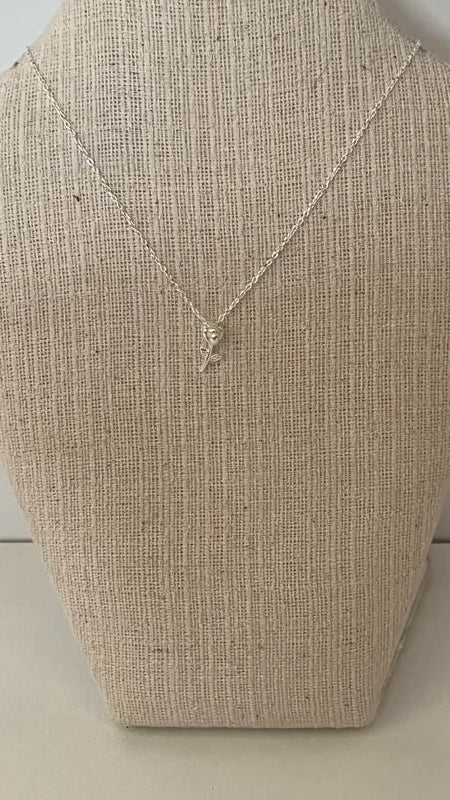 Flowers of Pearl Necklace - Sterling Silver