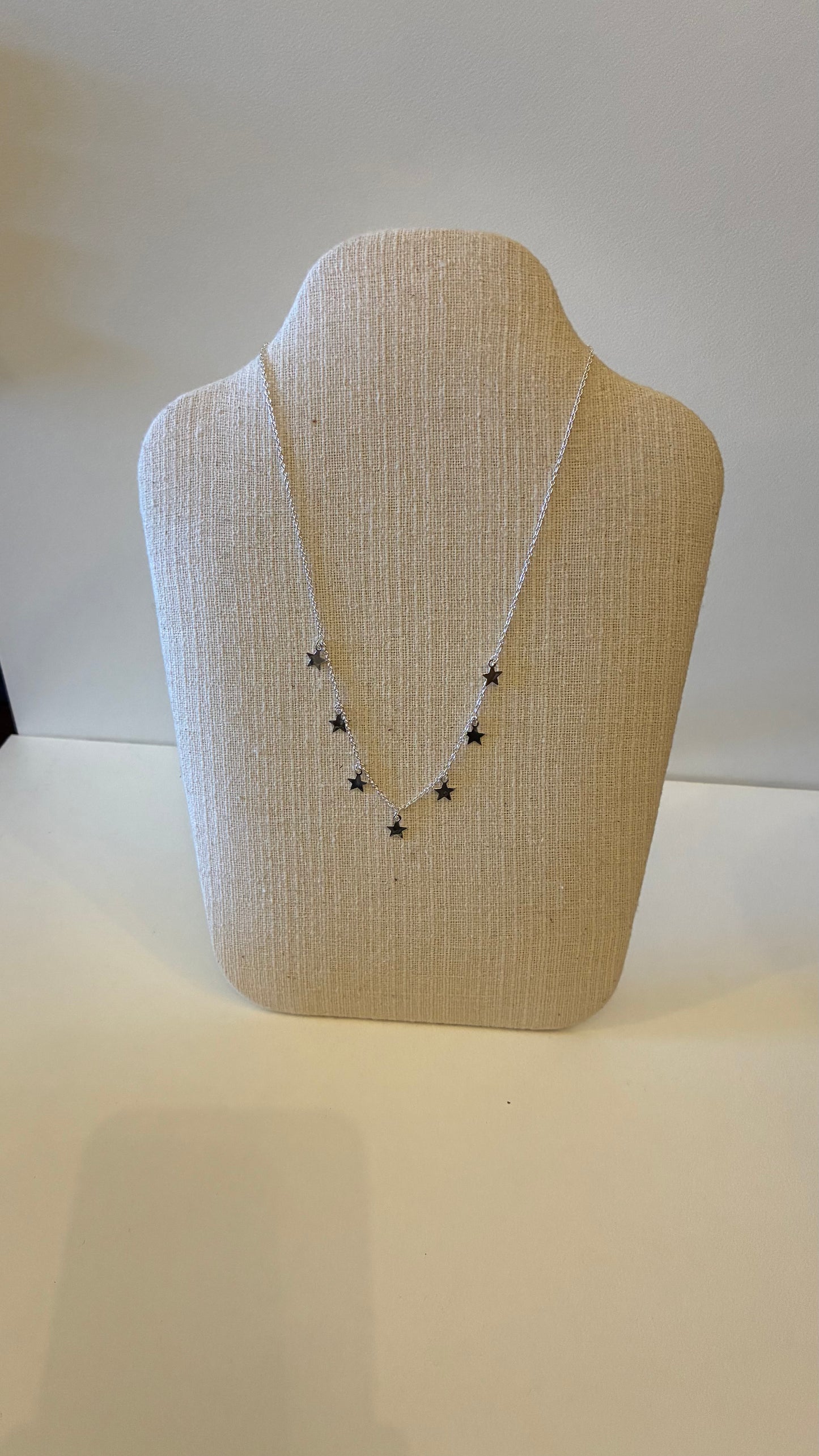 7 Stars Necklace - Silver