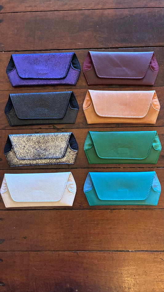 Leather Sunglasses Case - Multi Colours