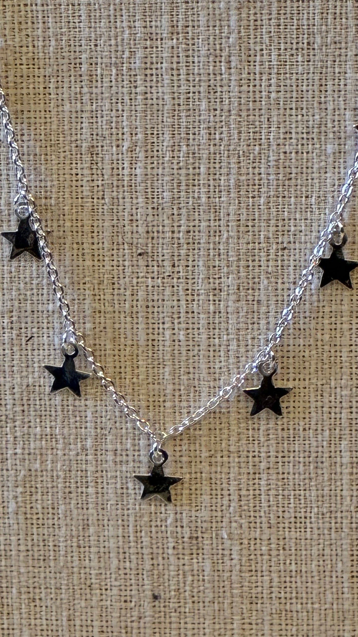 7 Stars Necklace - Silver