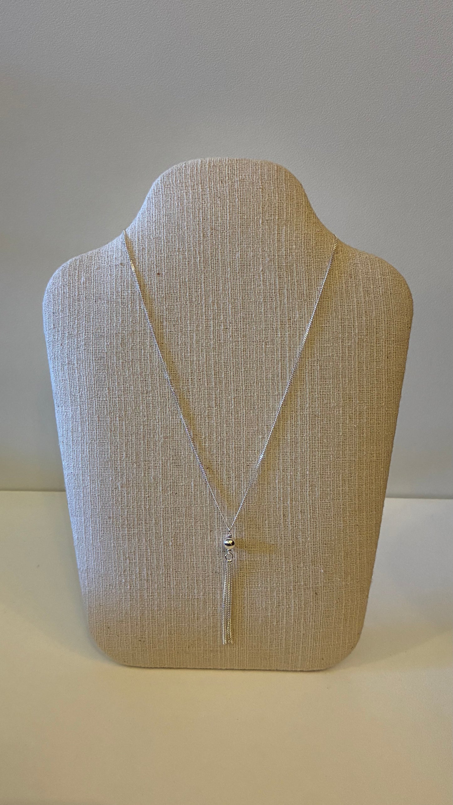 Tassel Necklace - Silver