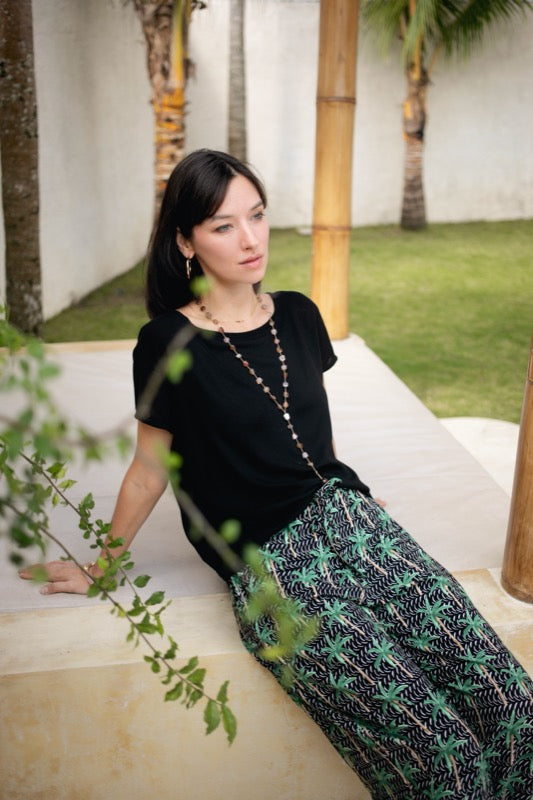 Avalon Pants - Palm Tree