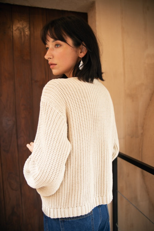 Terence Knit Jumper - Beige