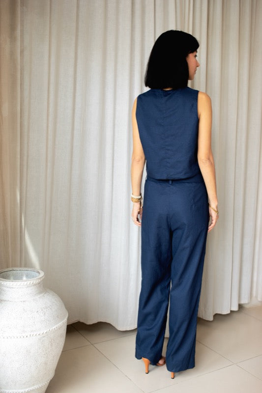 Anderson Pants - Navy Bamboo