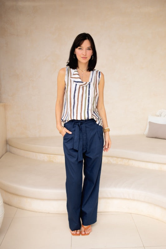 Anderson Pants - Navy Bamboo