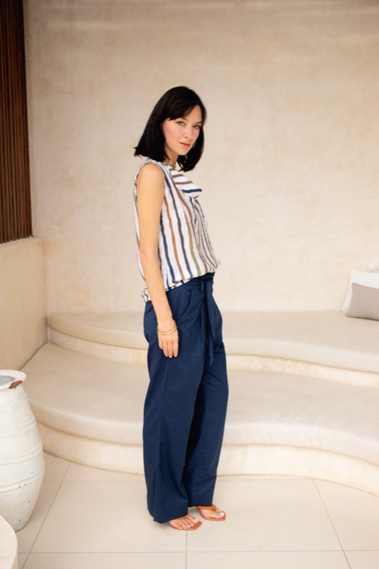 Anderson Pants - Navy Bamboo