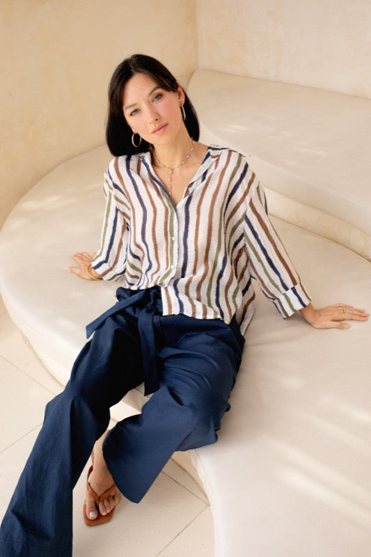 Everlyn Shirt - Stripe Me