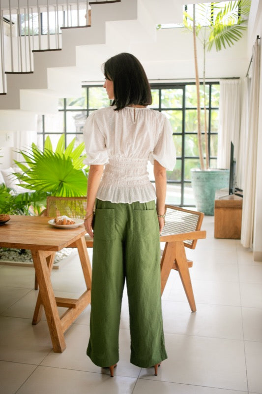 Milaia Blouse - Snow White with Lurex