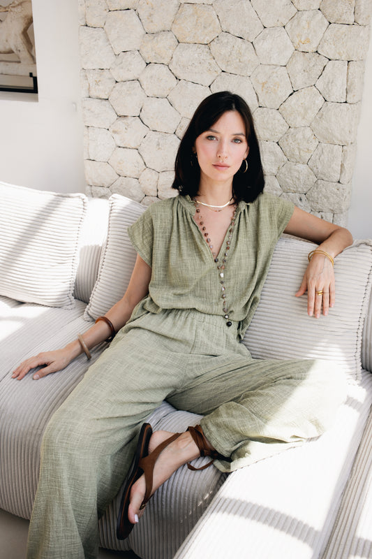 Rumi Top - Olive